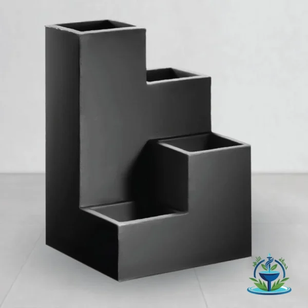 حوض زاوية كبير 3م + 2 فايبر جلاس