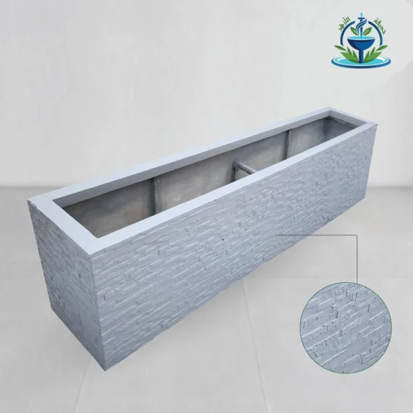 حوض زاوية كبير 3م + 2 فايبر جلاس